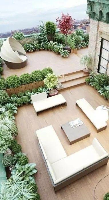  100款屋頂花園露臺(tái)設(shè)計(jì)，看了真的好心動(dòng)啊！