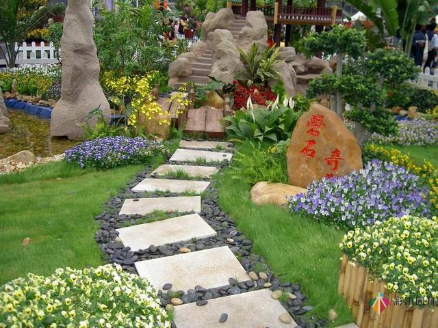 花園設計硬景與軟景如何進行合理搭配