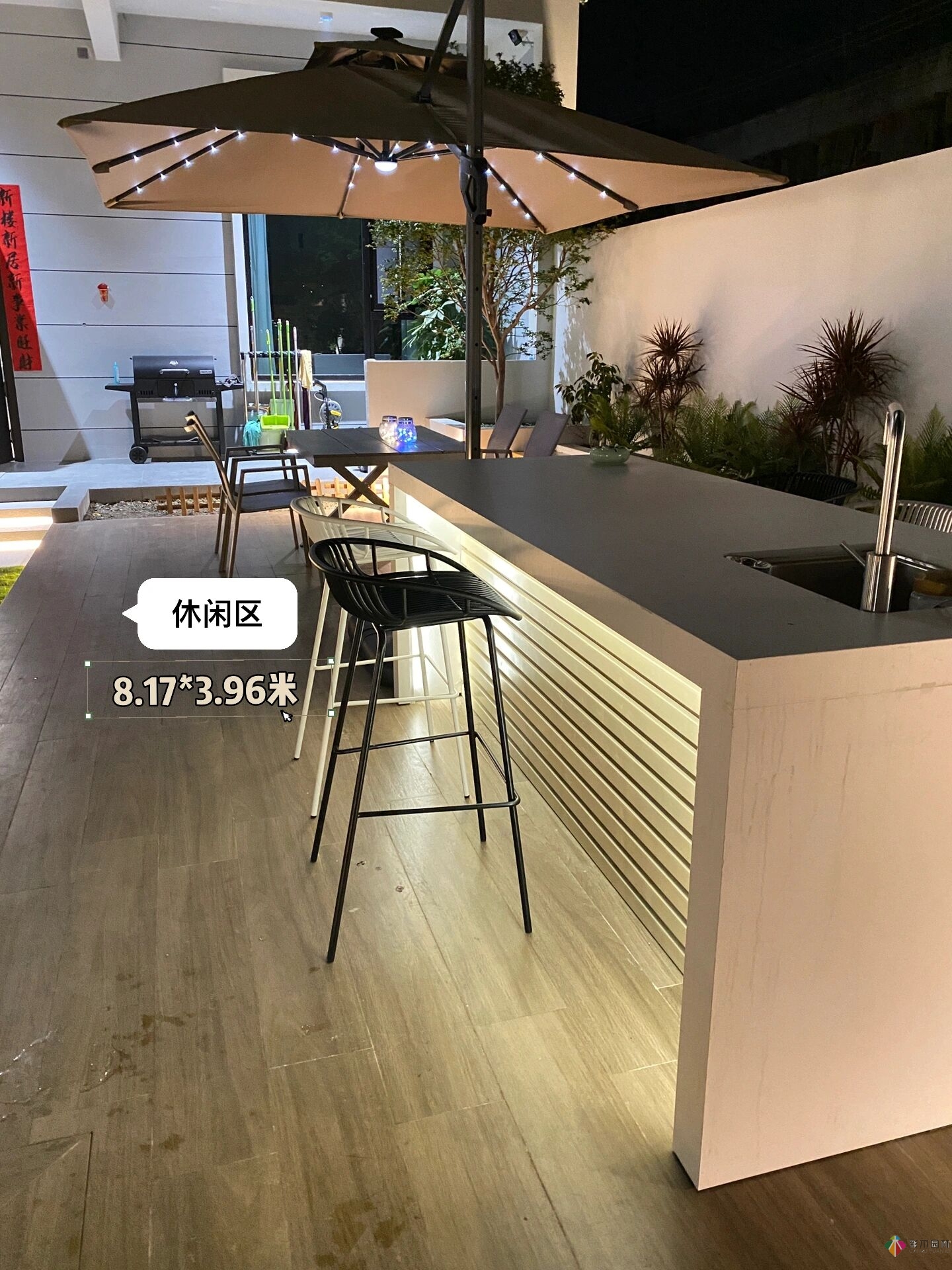花17萬(wàn)，改造農(nóng)村自建房150 m2庭院花園，入住三個(gè)月，感覺好