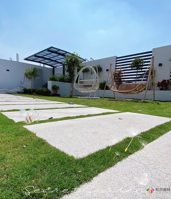 花17萬(wàn)，改造農(nóng)村自建房150 m2庭院花園，入住三個(gè)月，感覺好